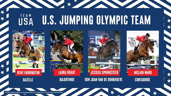 olympic jumping team andreaevans stefanosecchi taylorpence usequestrian