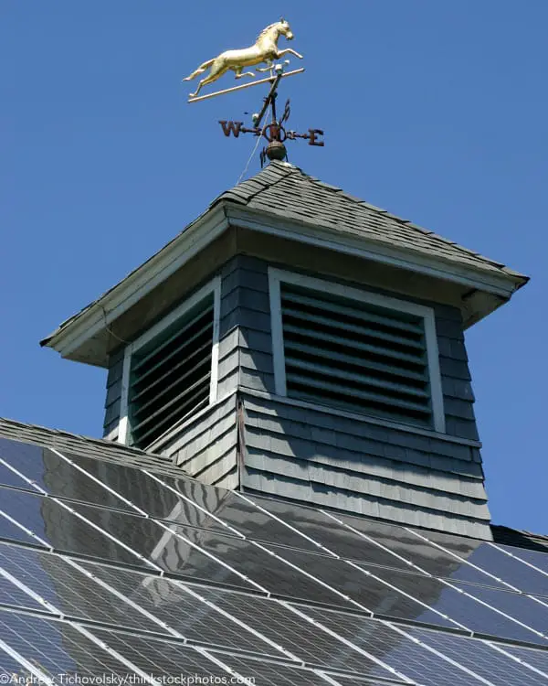 solar power barn