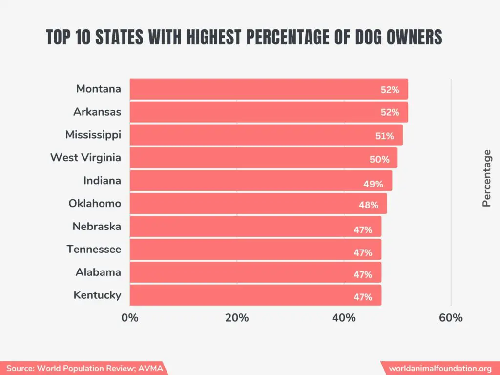 combien de propriétaires de chiens aux États-Unis