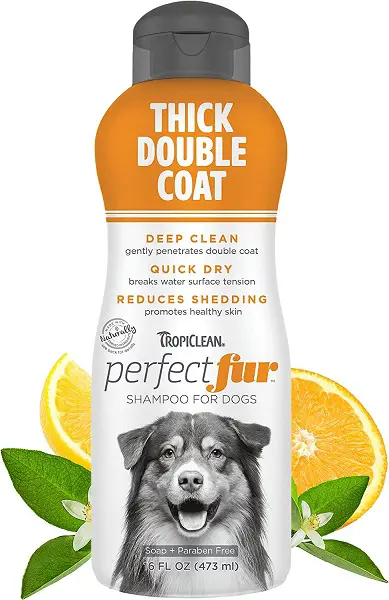 Tropi Clean Perfect Fur Shampooing double couche épaisse pour chiens