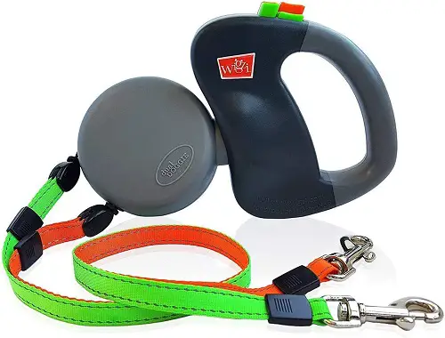 WIGZI Dual Doggie Reflective Retractable Dog Leash review